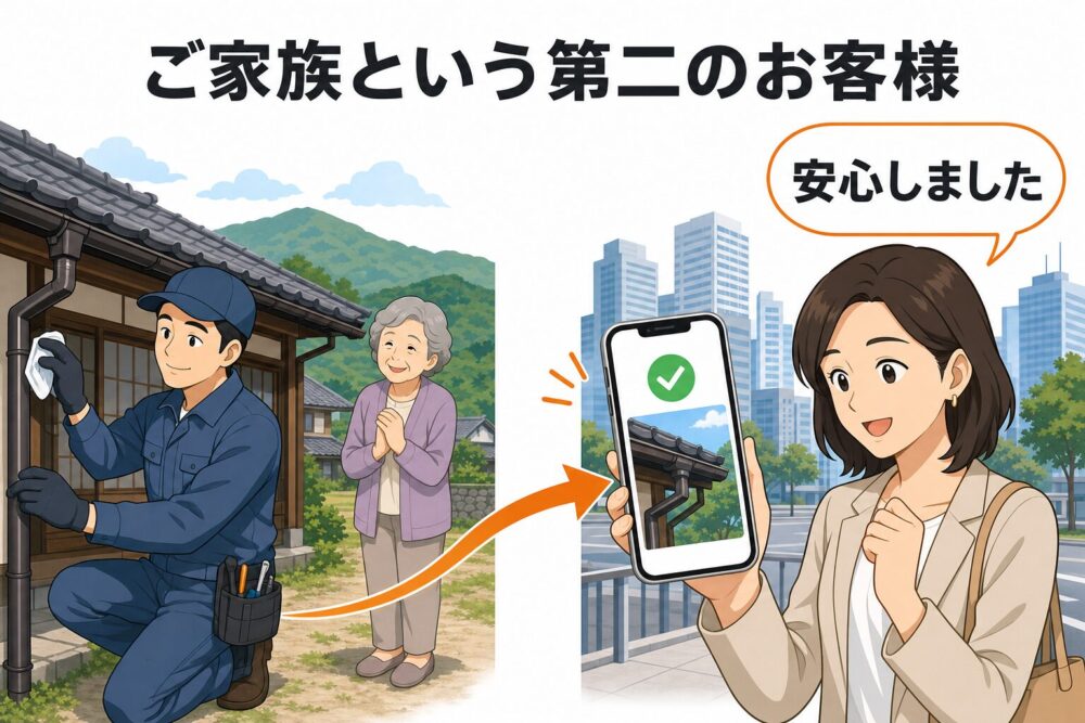 ご家族という第二のお客様の図解