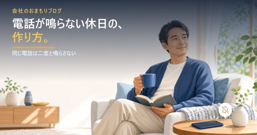 電話が鳴らない休日の作り方