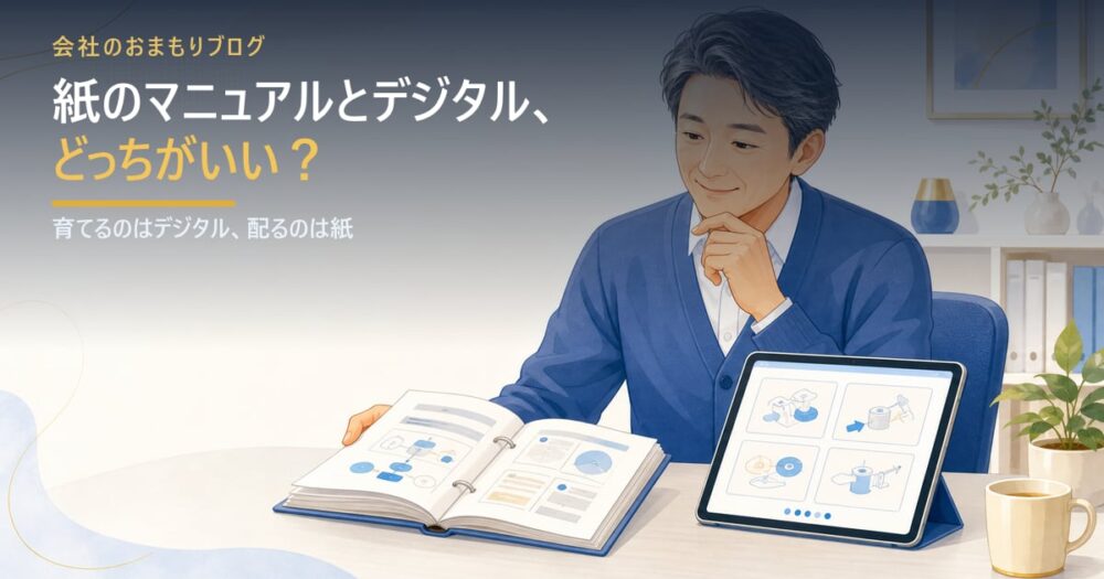 紙のマニュアルとデジタルの説明書、どっちがいい？