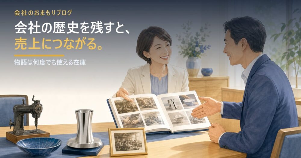 会社の歴史を残すと、なぜ売上につながるのか